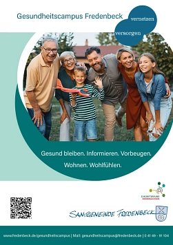 Infoflyer Gesundheitscampus Vorderseite&nbsp;&copy;&nbsp;Samtgemeinde Fredenbeck